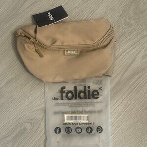 Foldie Crossbody Bag - Beige